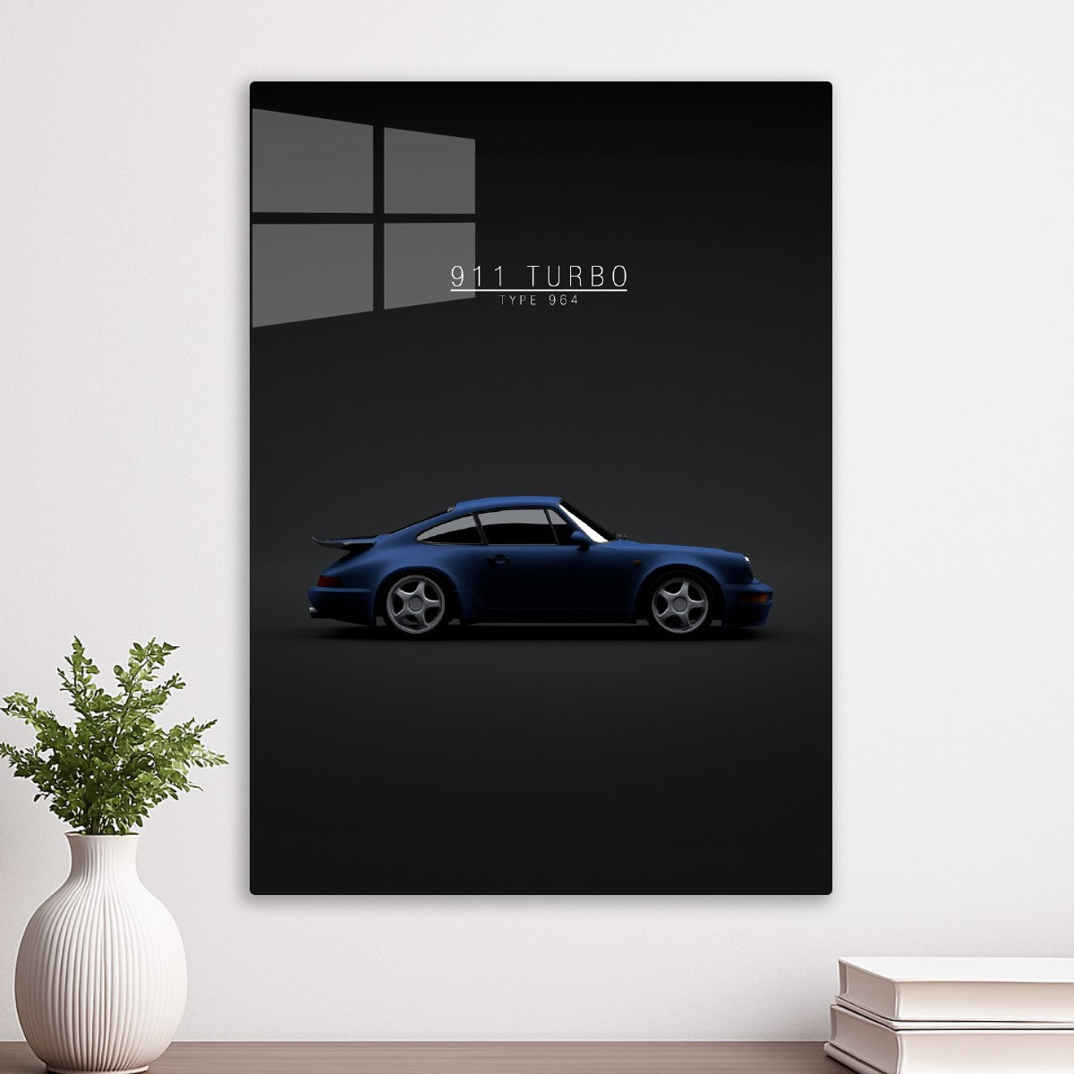 Porsche 964 Turbo 1993 Blue