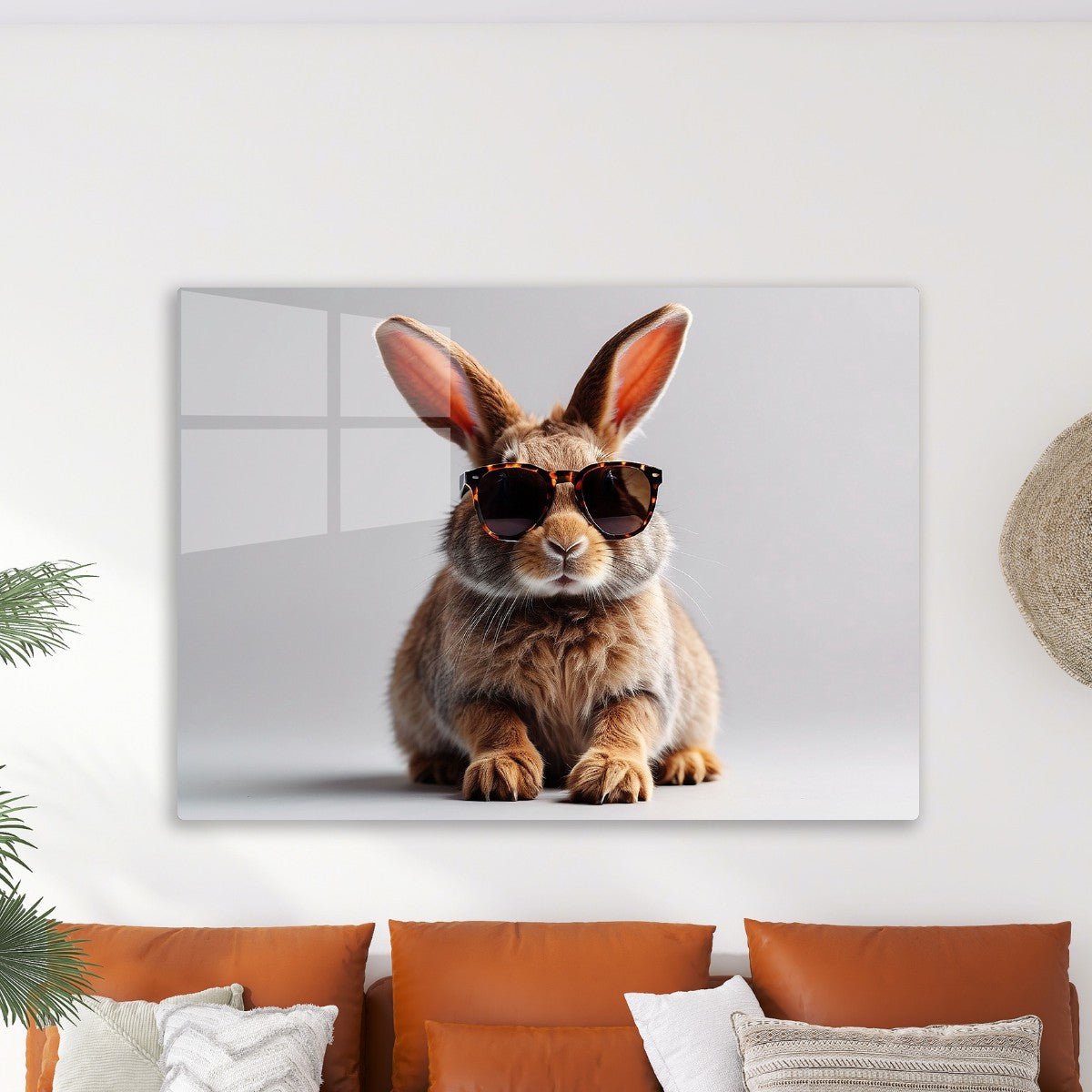 Rabbit wearing shades