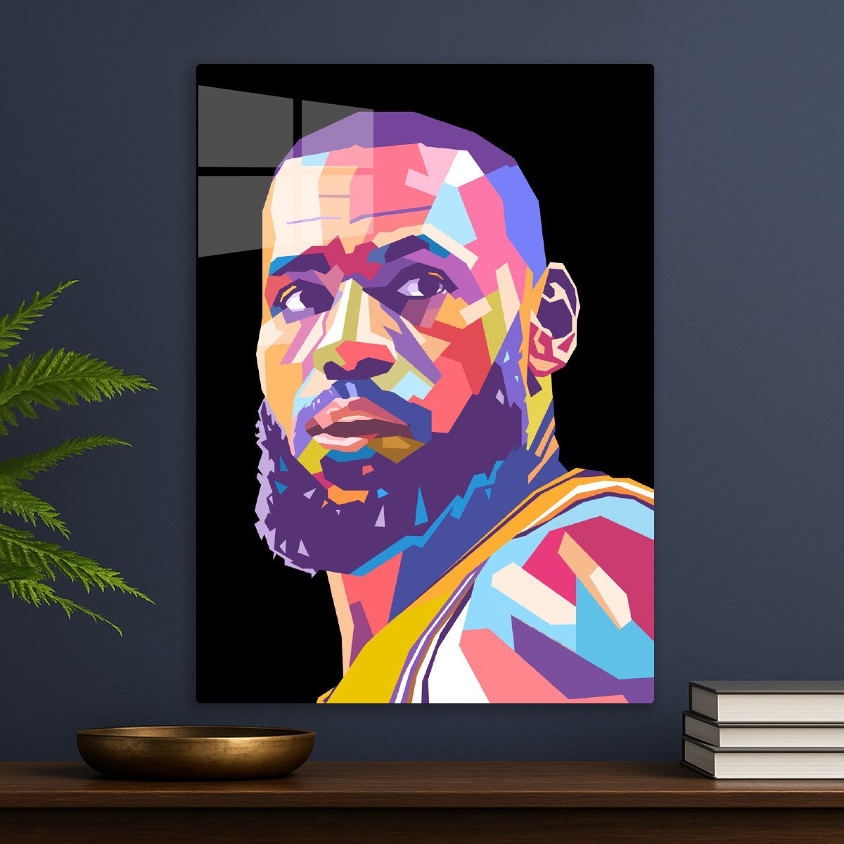 Lebron James pop art portrait