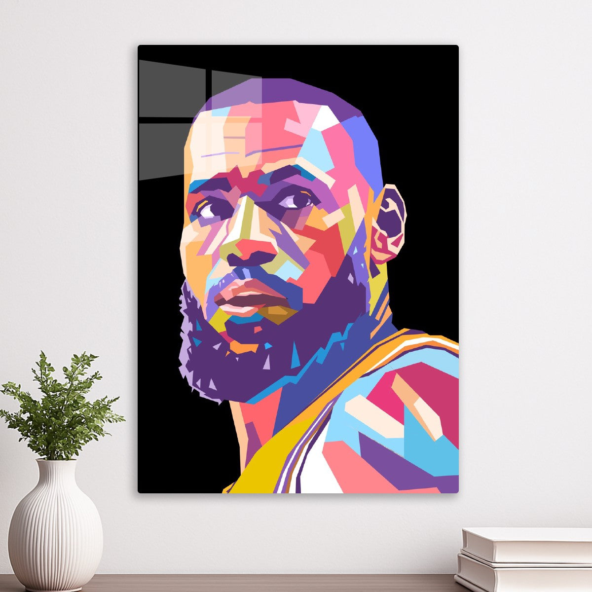 Lebron James pop art portrait