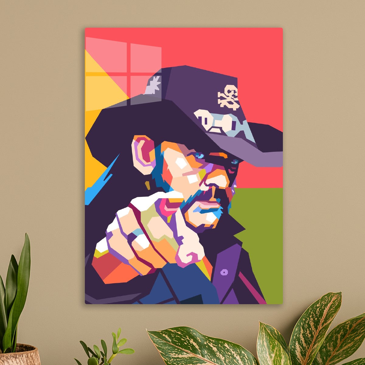 Lemmy Kilmister pop art 