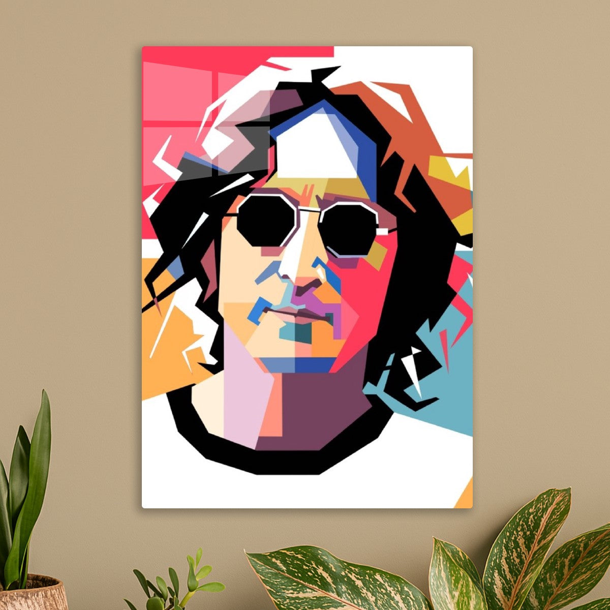 John Lennon pop art portrait