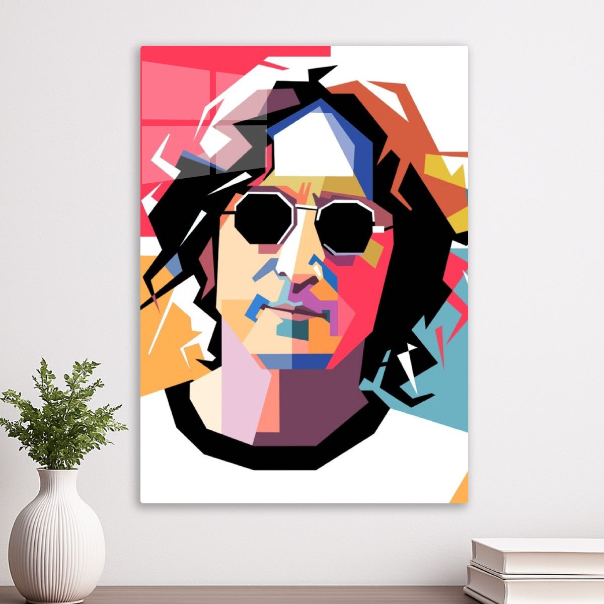 John Lennon pop art portrait