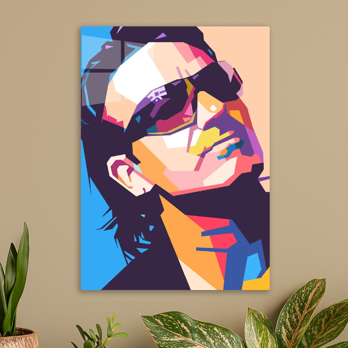 Bono U2 pop art portrait