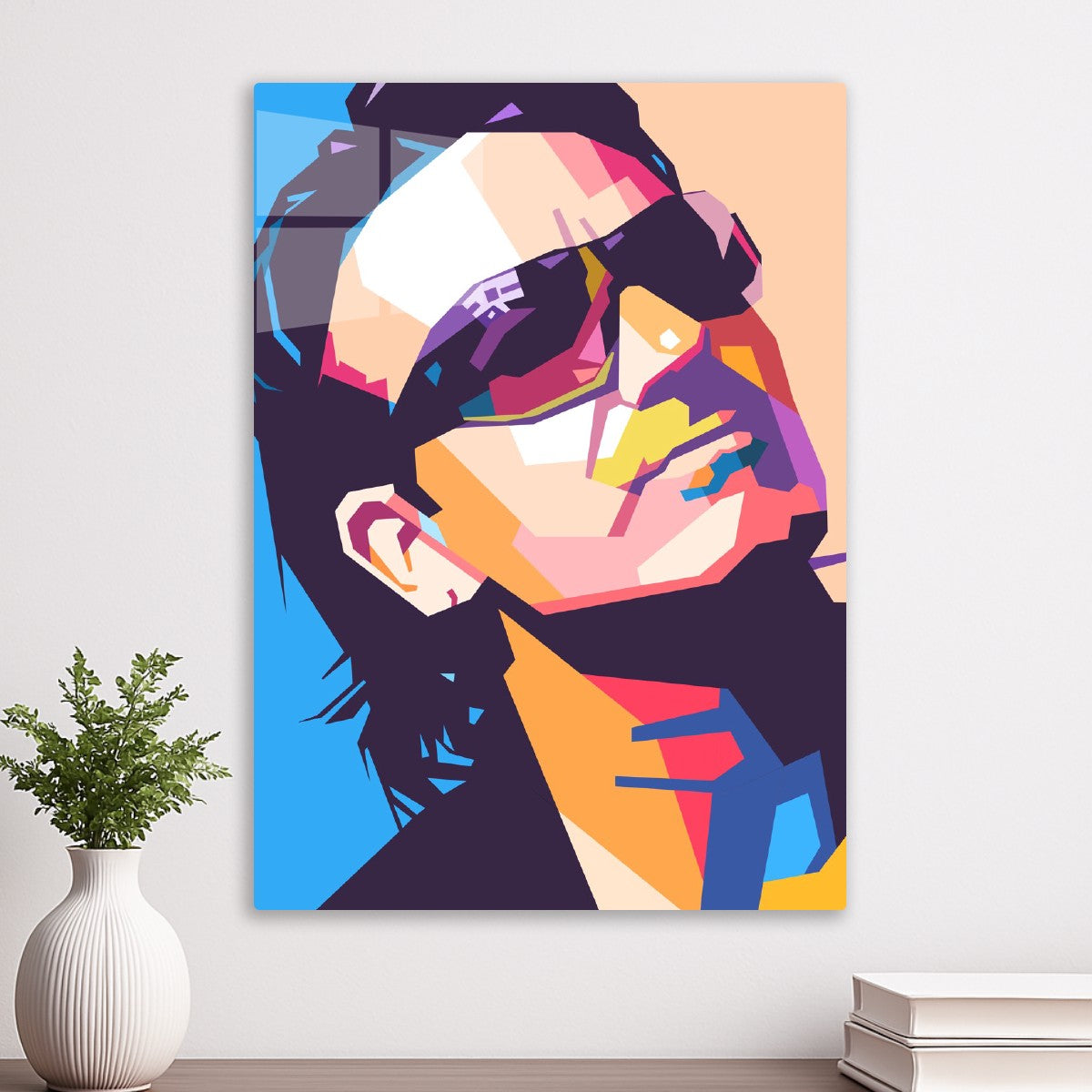 Bono U2 pop art portrait