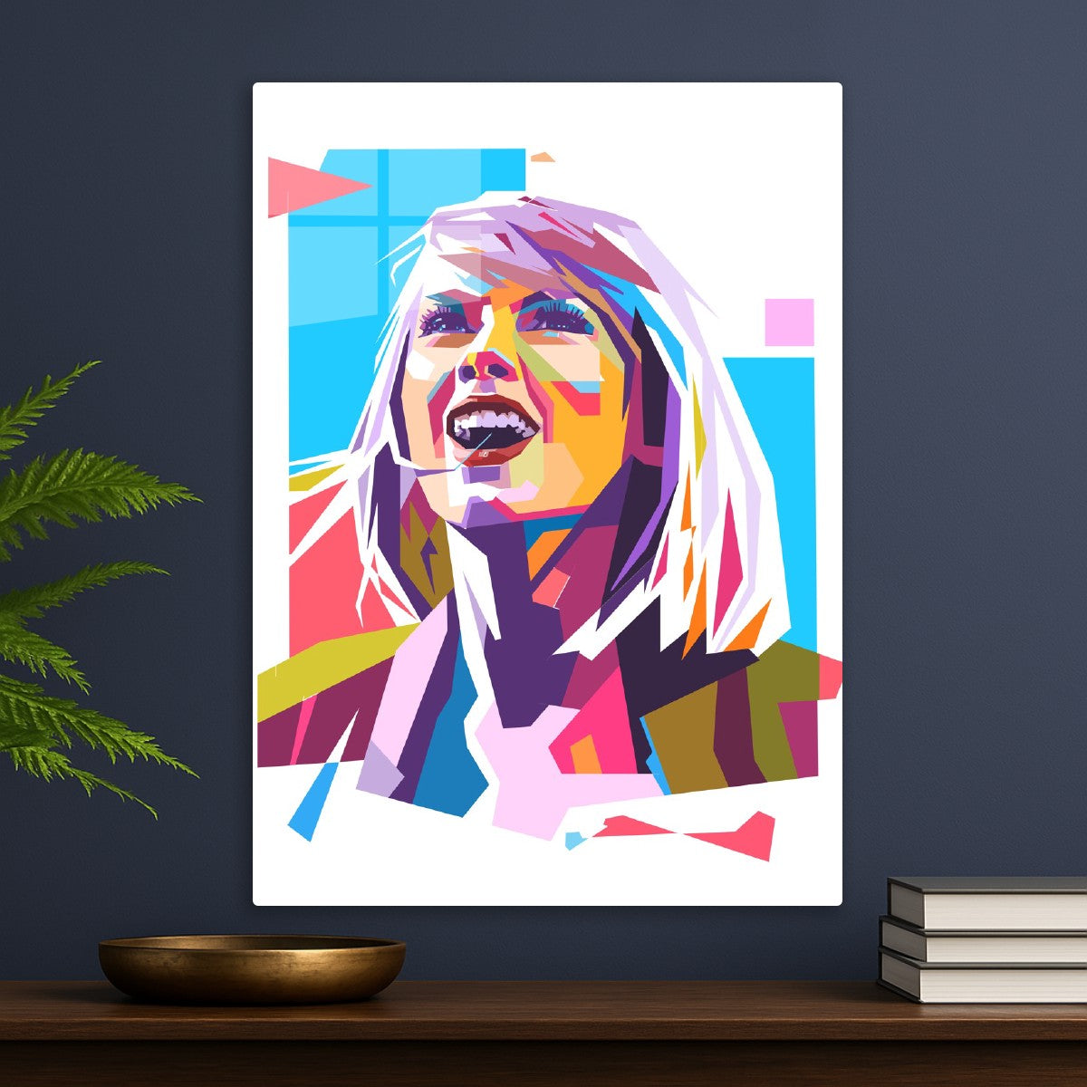 Taylor Swift pop art portrait