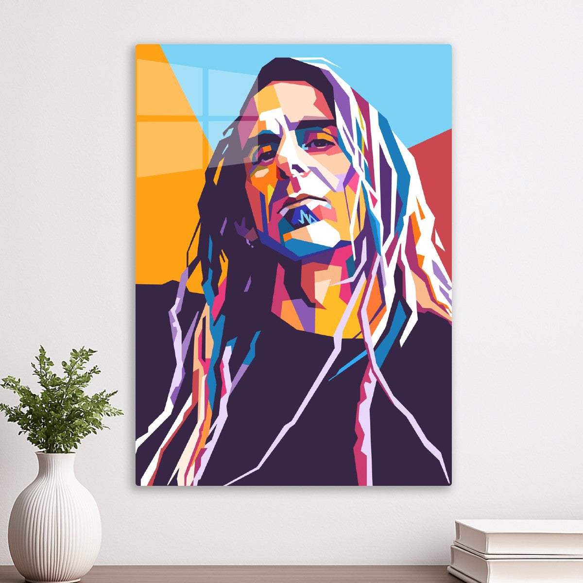 Randy Blythe pop art portrait