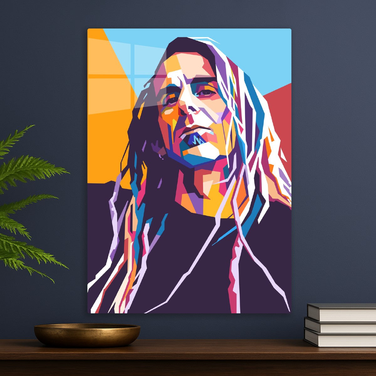 Randy Blythe pop art portrait