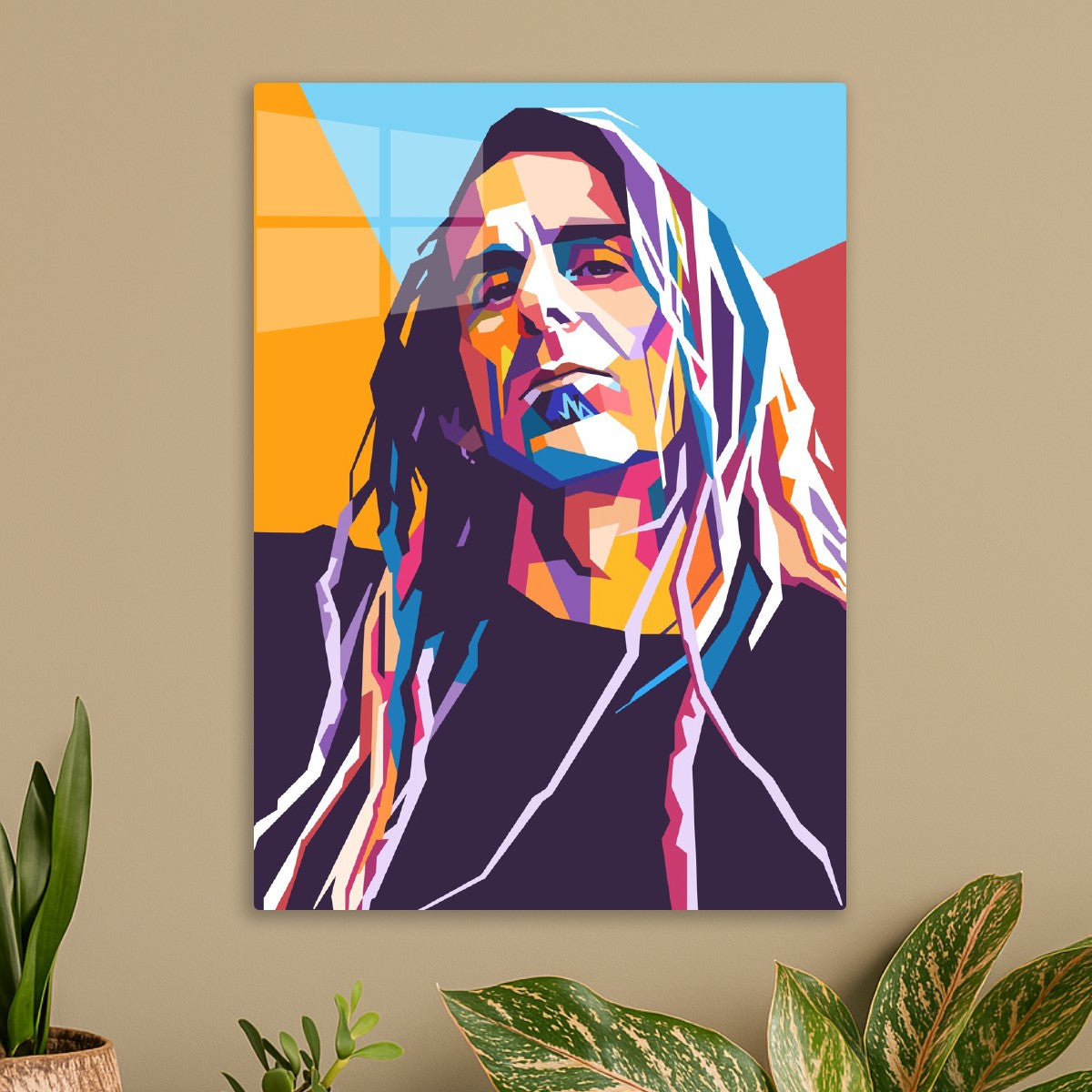 Randy Blythe pop art portrait
