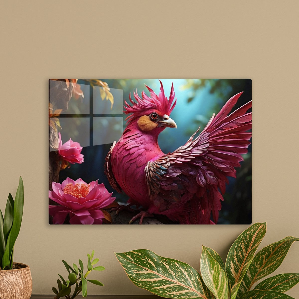 pink adarna bird