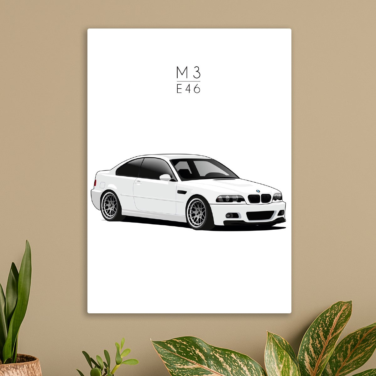 BMW E46 White
