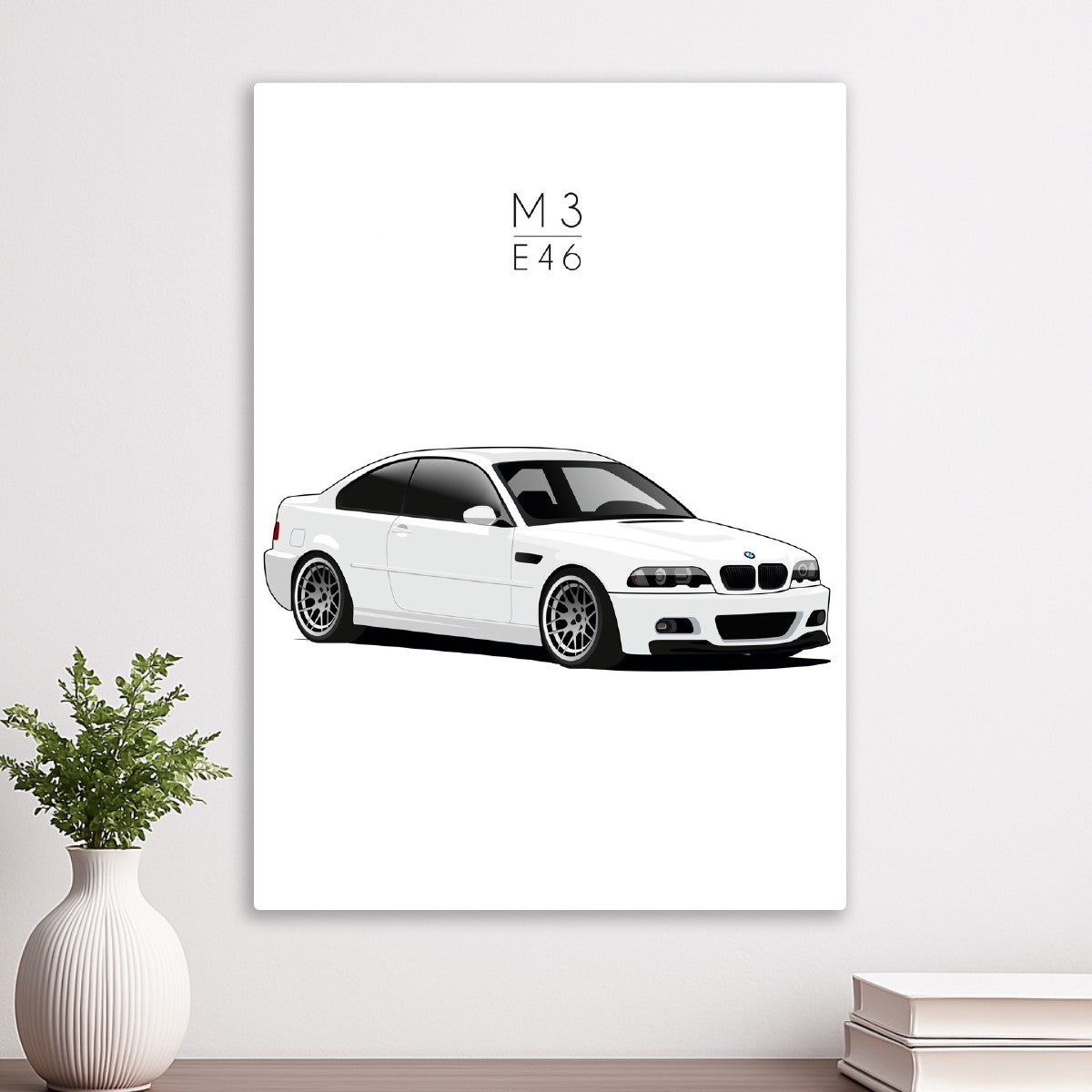 BMW E46 White