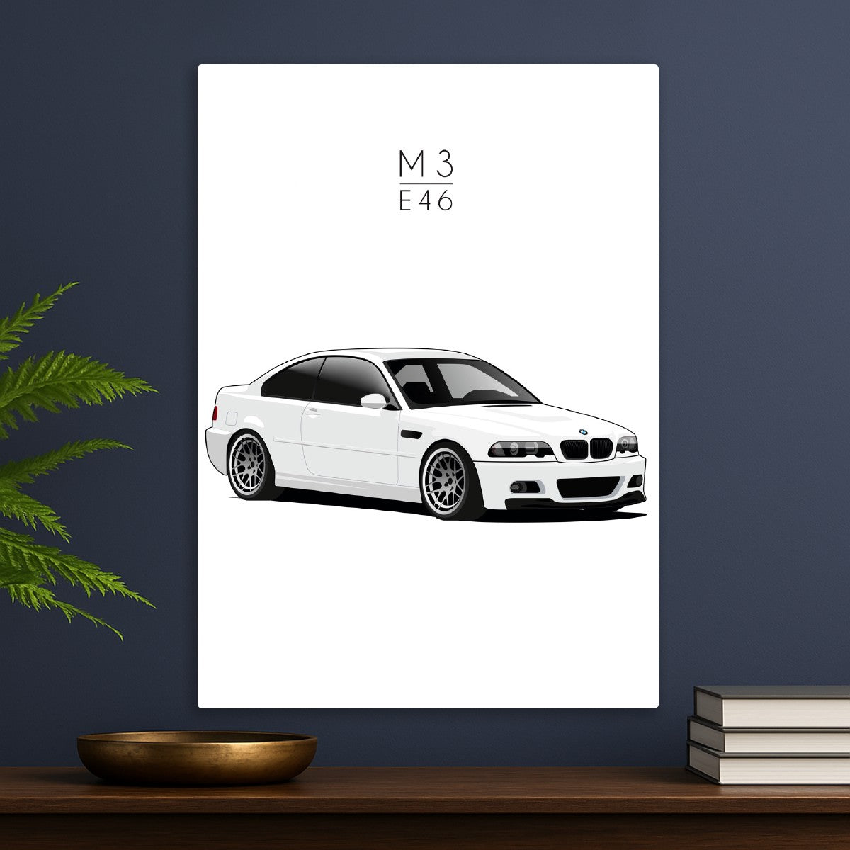 BMW E46 White