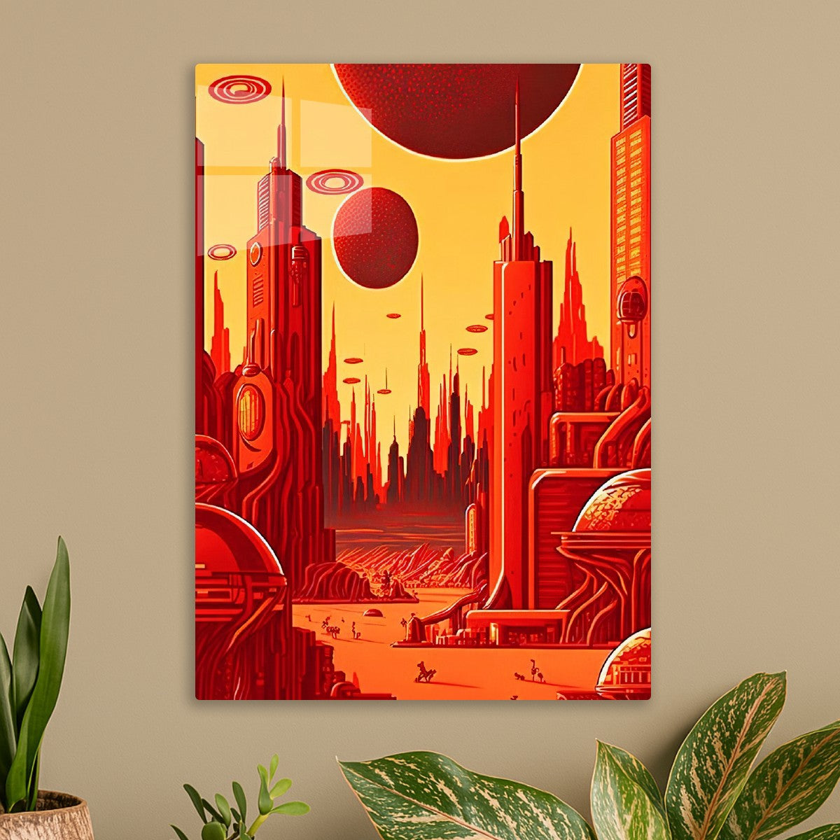 Red Planet Cityscape