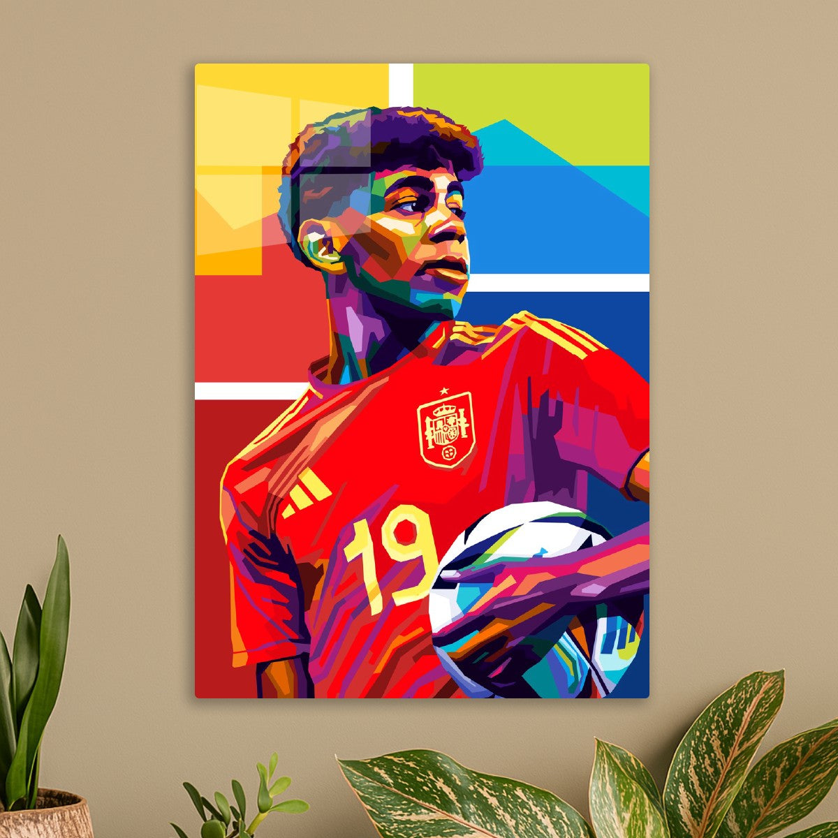 Lamine Yamal Football Pop Art
