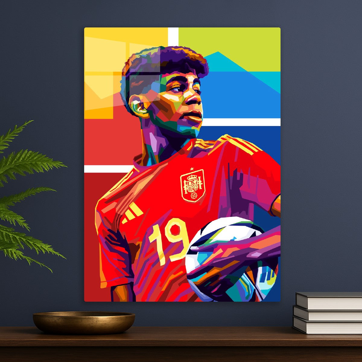 Lamine Yamal Football Pop Art