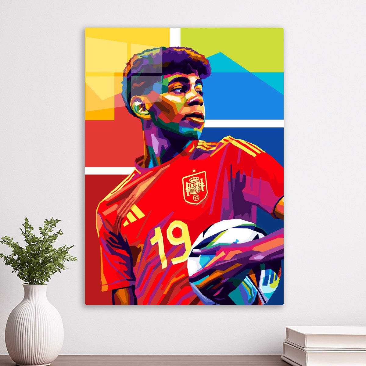 Lamine Yamal Football Pop Art