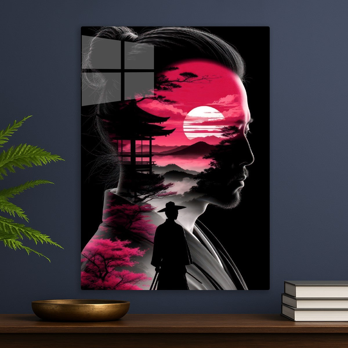 Samurai and Japanese Landscape