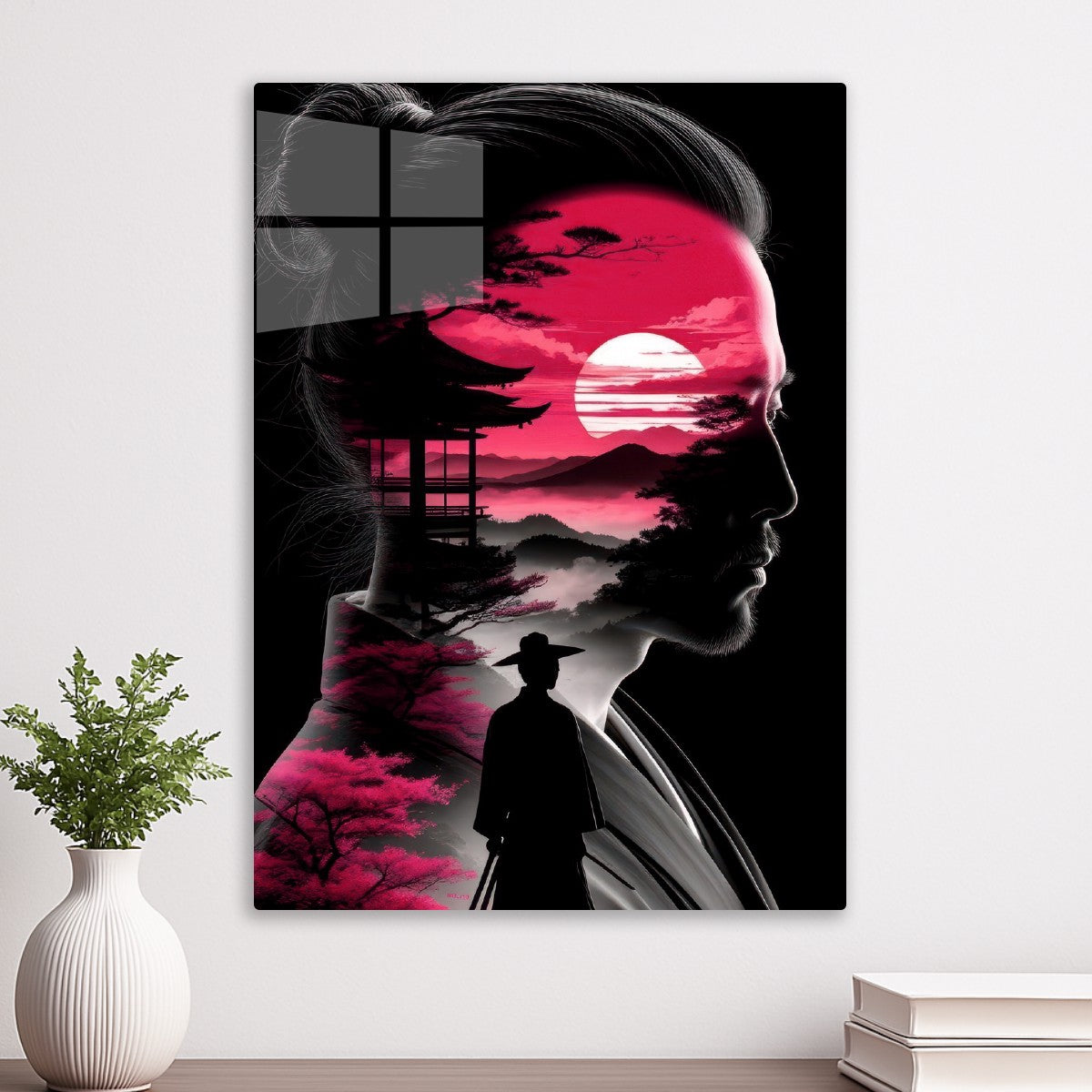 Samurai and Japanese Landscape