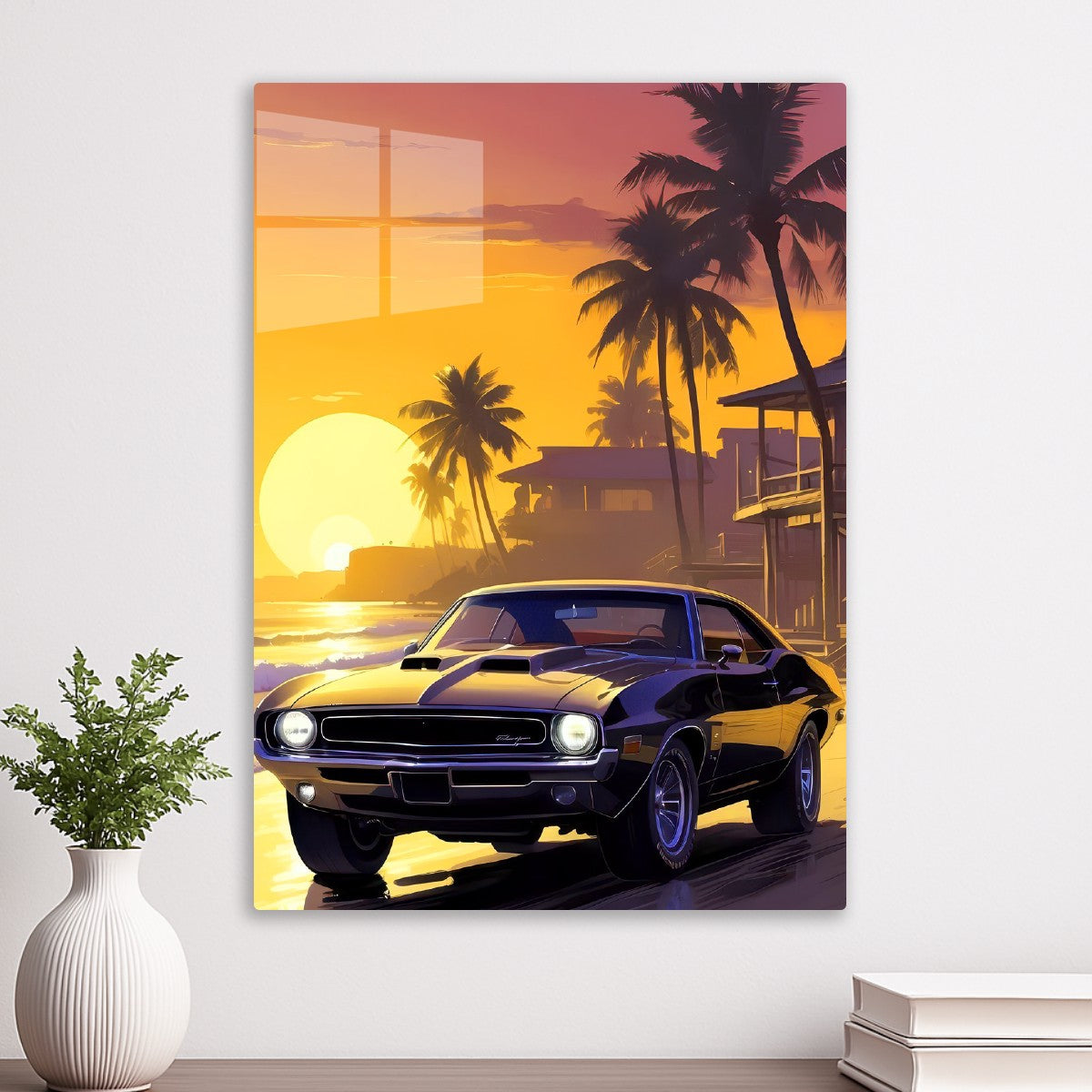 Sunset Muscle Car