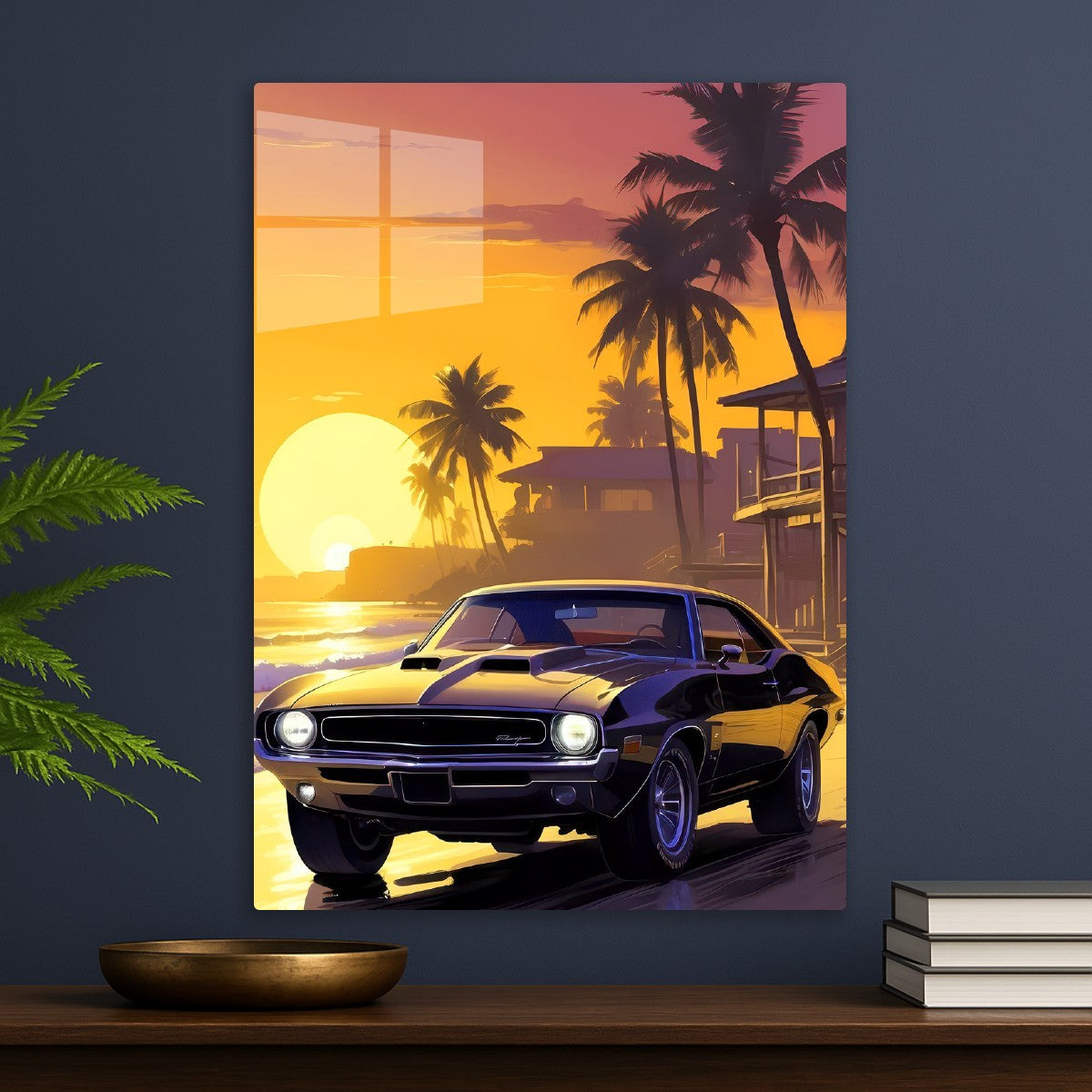 Sunset Muscle Car