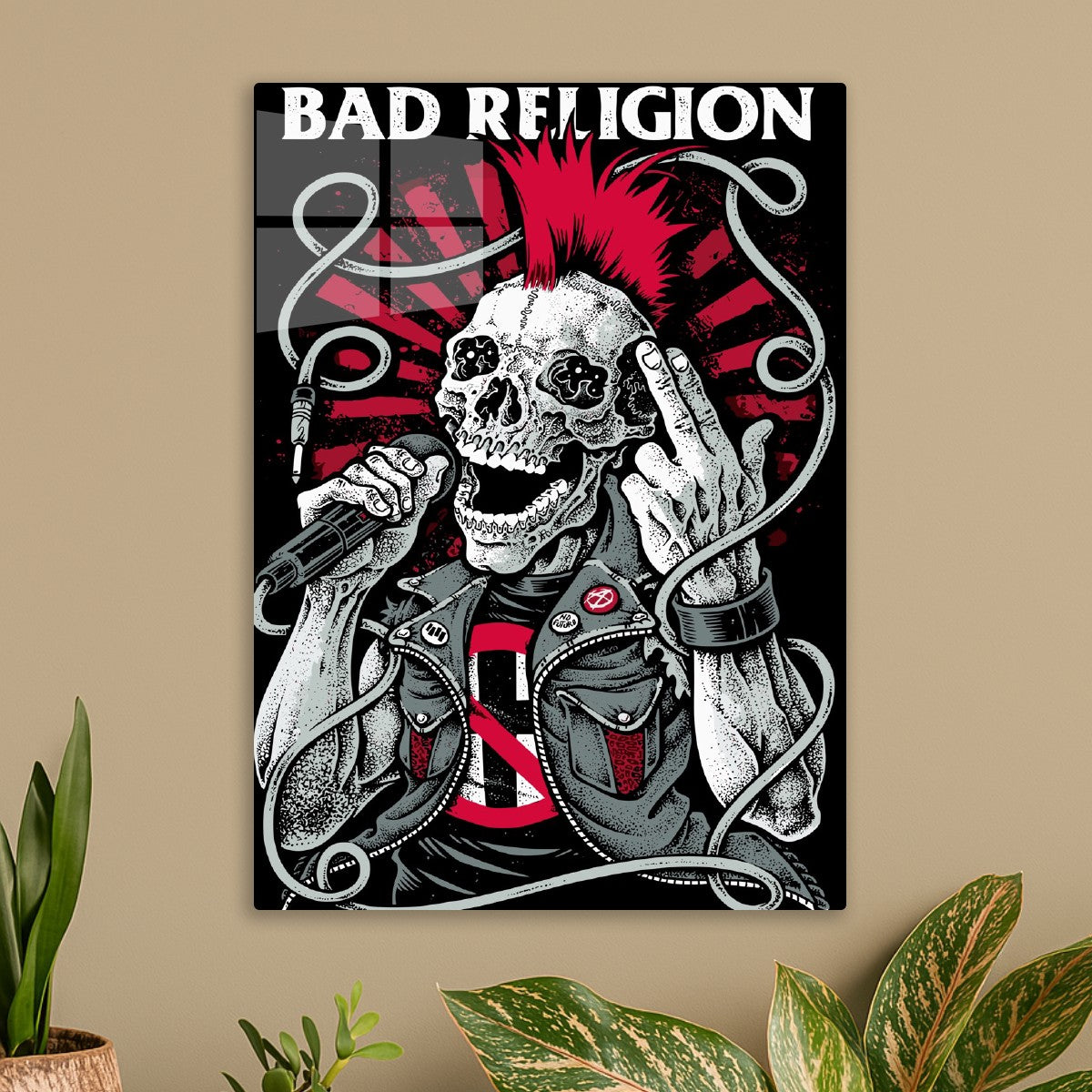 Bad Religion Skeleton Band Art