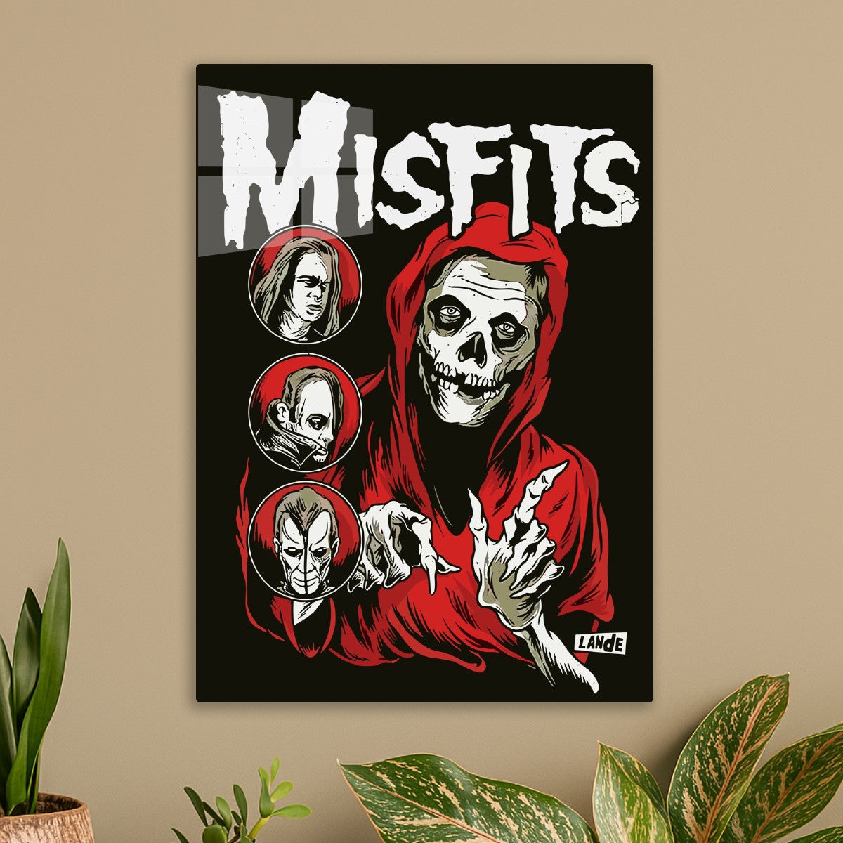 Misfits Red Coat Skeleton
