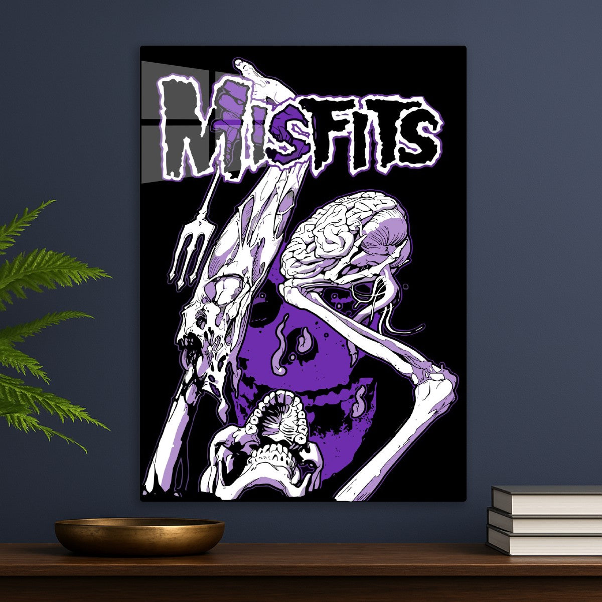 Misfits Purple Skeleton