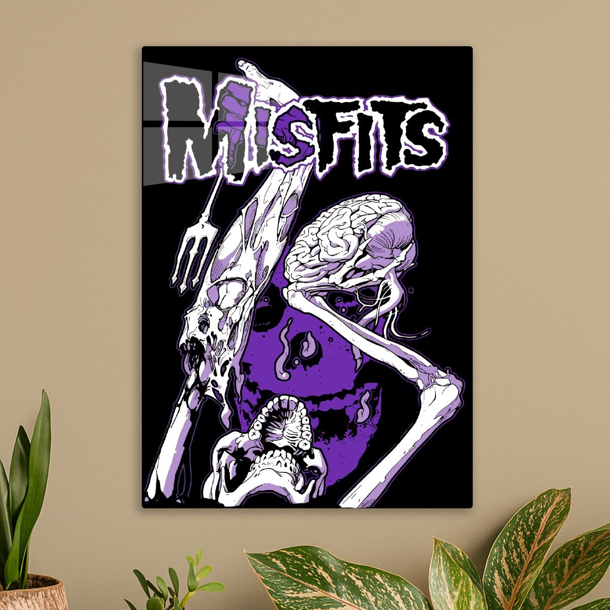Misfits Purple Skeleton