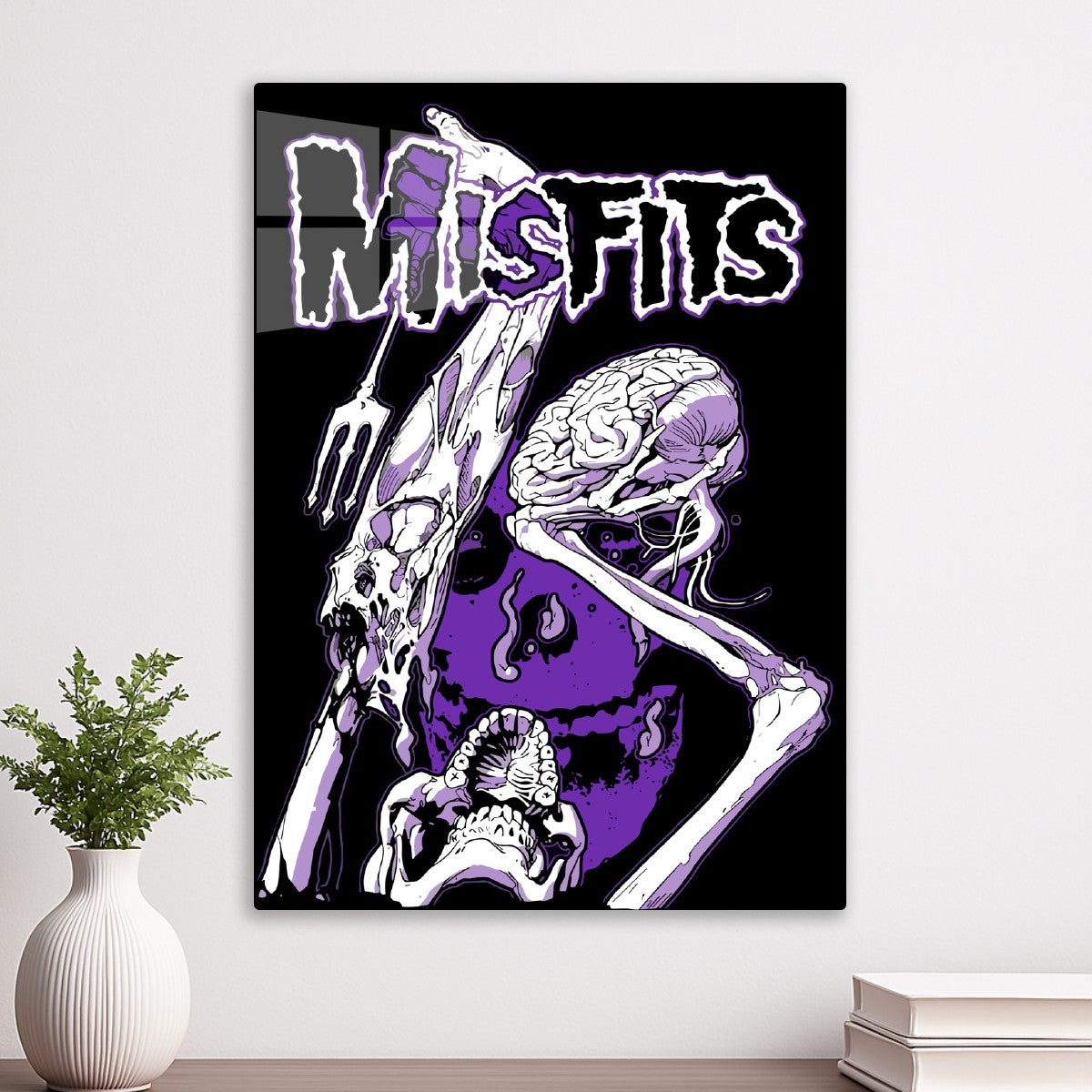 Misfits Purple Skeleton