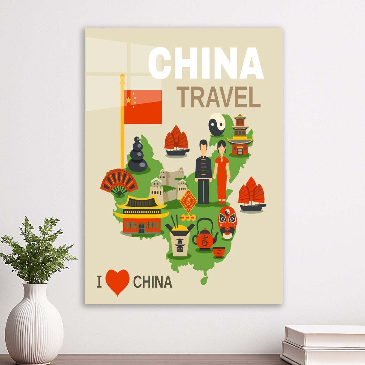 I love China Map