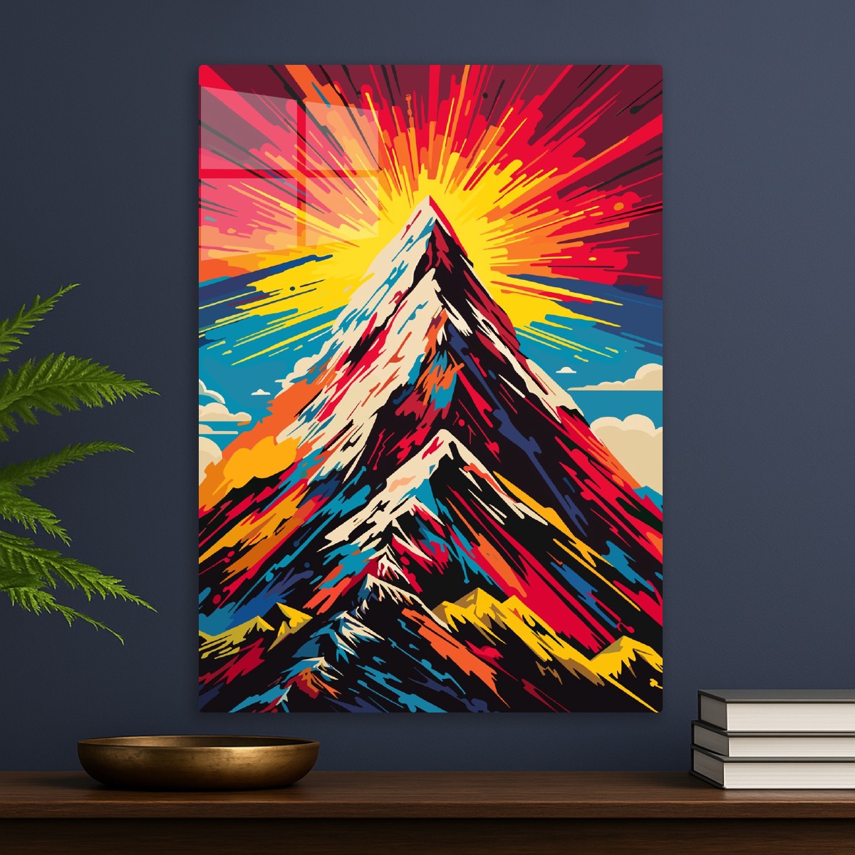 Mountain Sunset Shinning