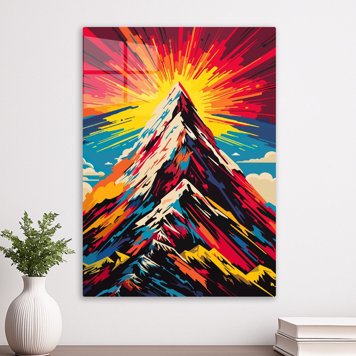 Mountain Sunset Shinning