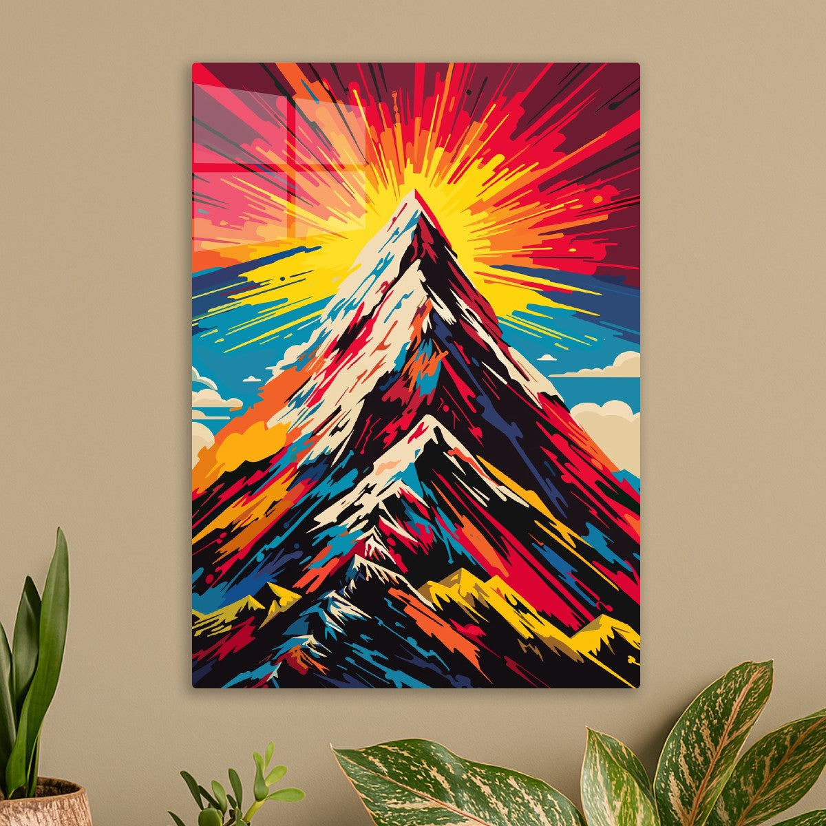Mountain Sunset Shinning