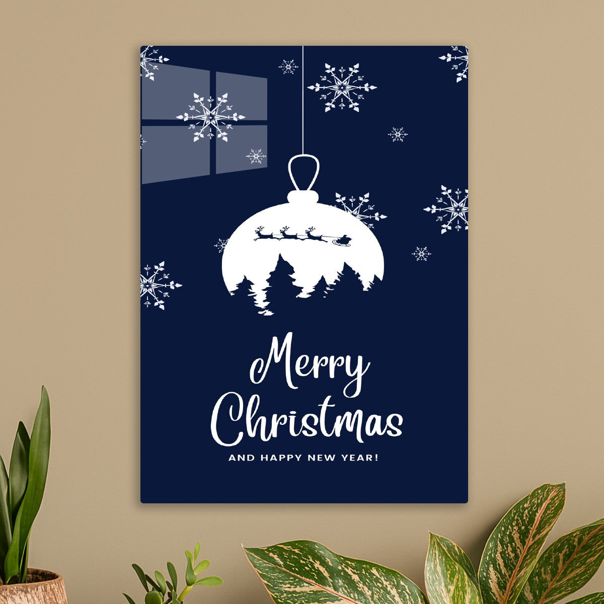 Merry Christmas Blue Ice