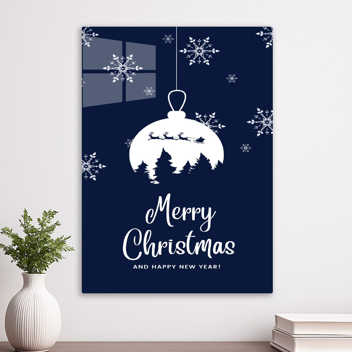 Merry Christmas Blue Ice