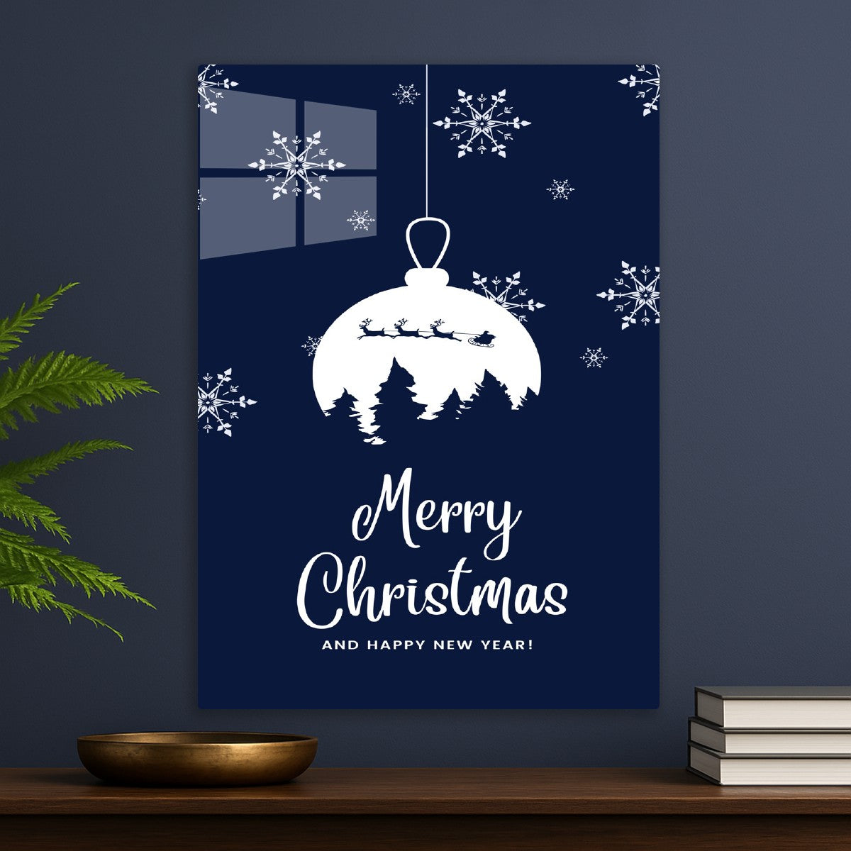 Merry Christmas Blue Ice