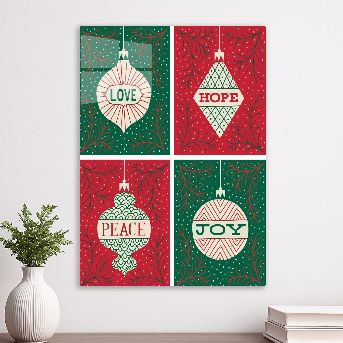 Love Hope Peace Joy Art