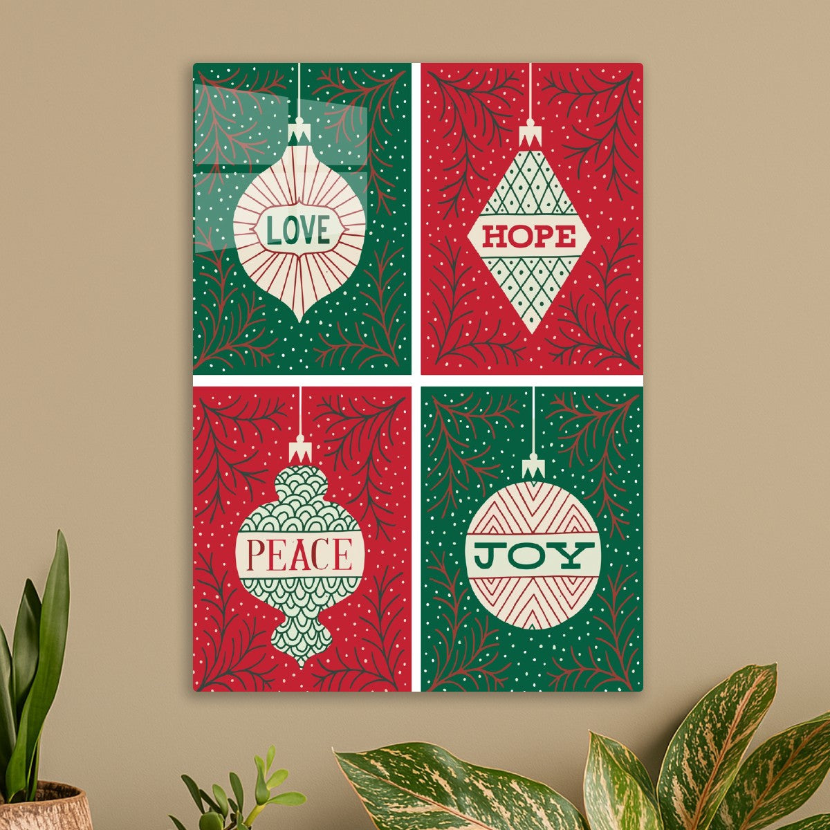 Love Hope Peace Joy Art