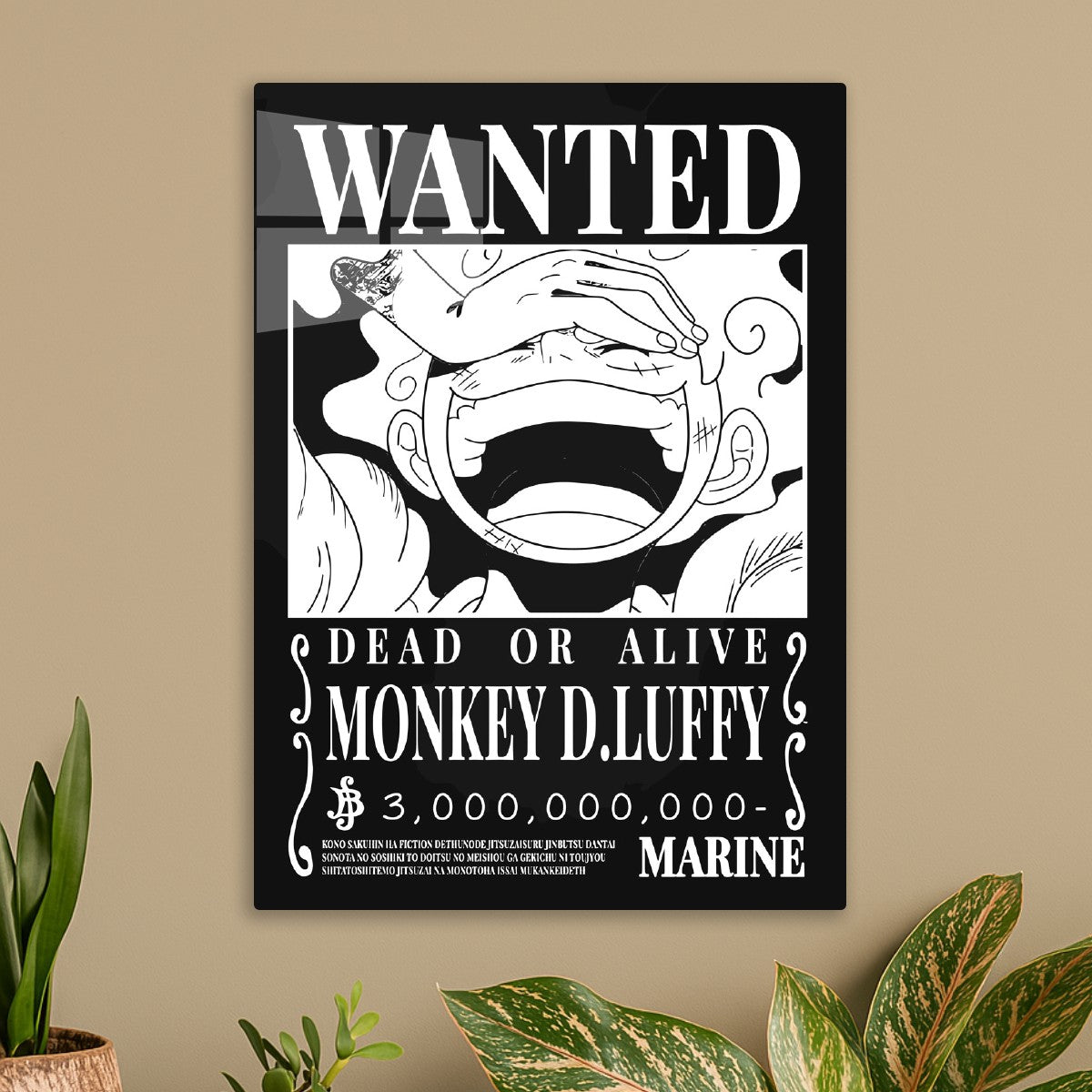 Black Wanted Luffy Gear 5