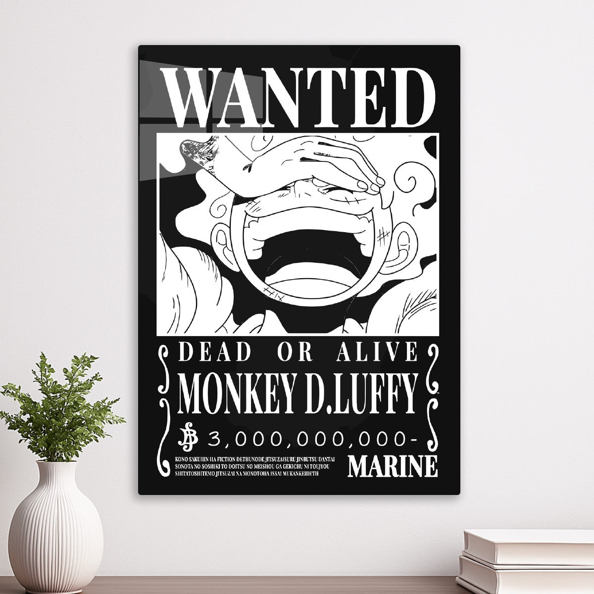 Black Wanted Luffy Gear 5