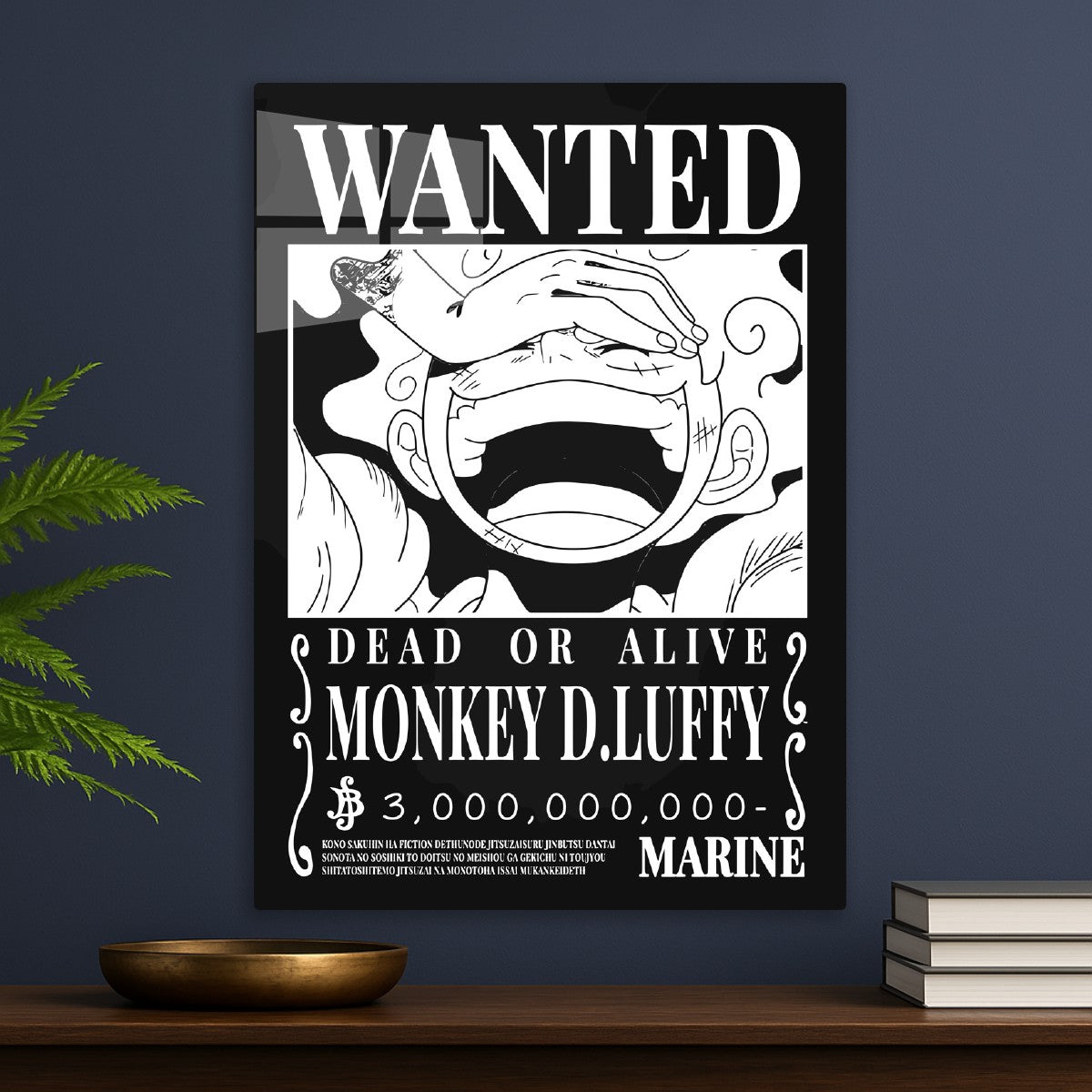 Black Wanted Luffy Gear 5