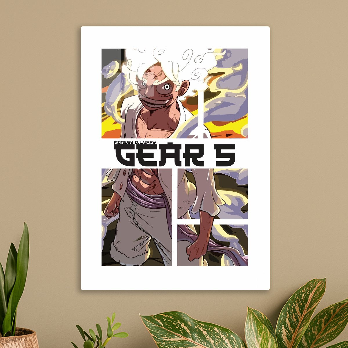 Monkey D Luffy Gear 5 Squares