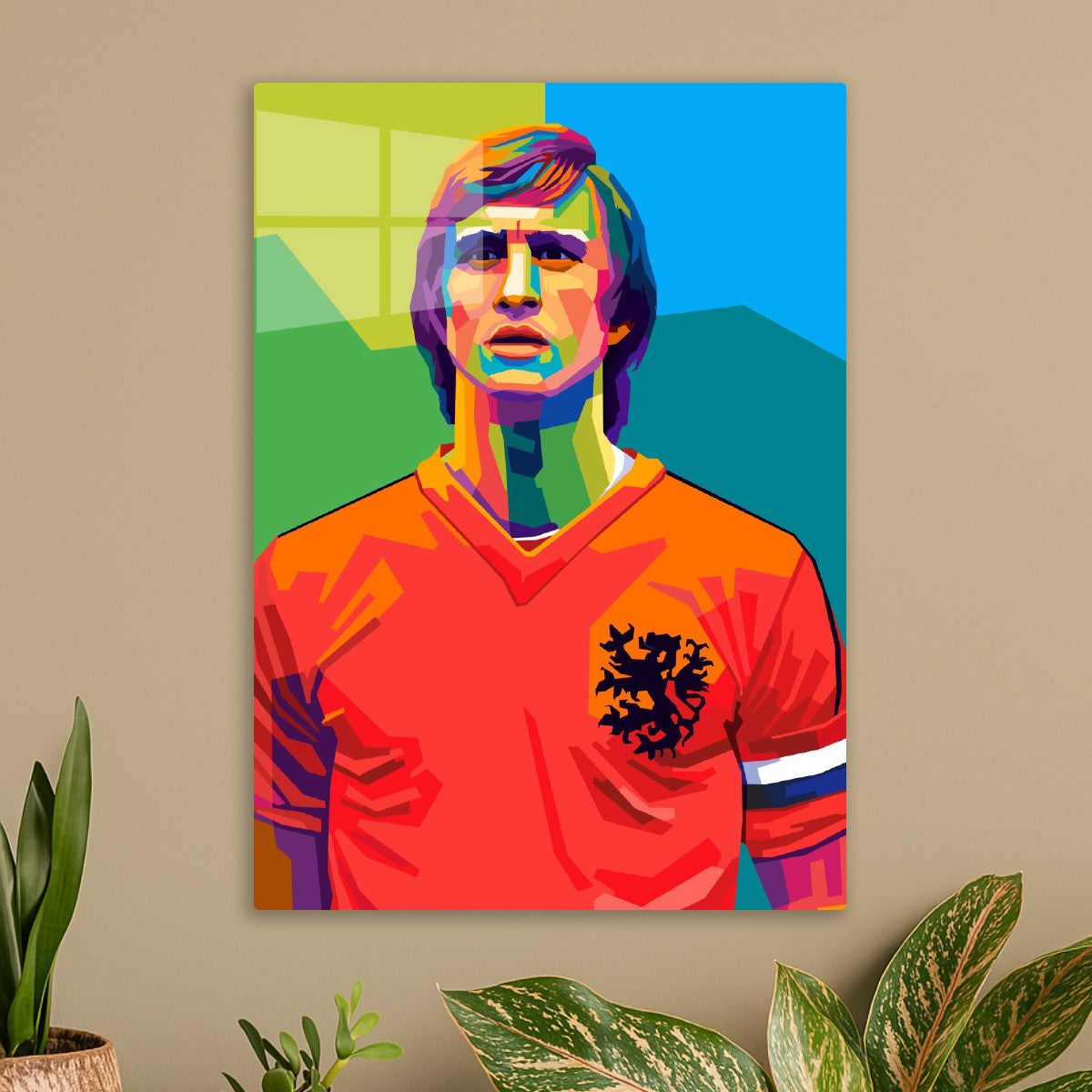 Johan Cruyff Football Wpap Art