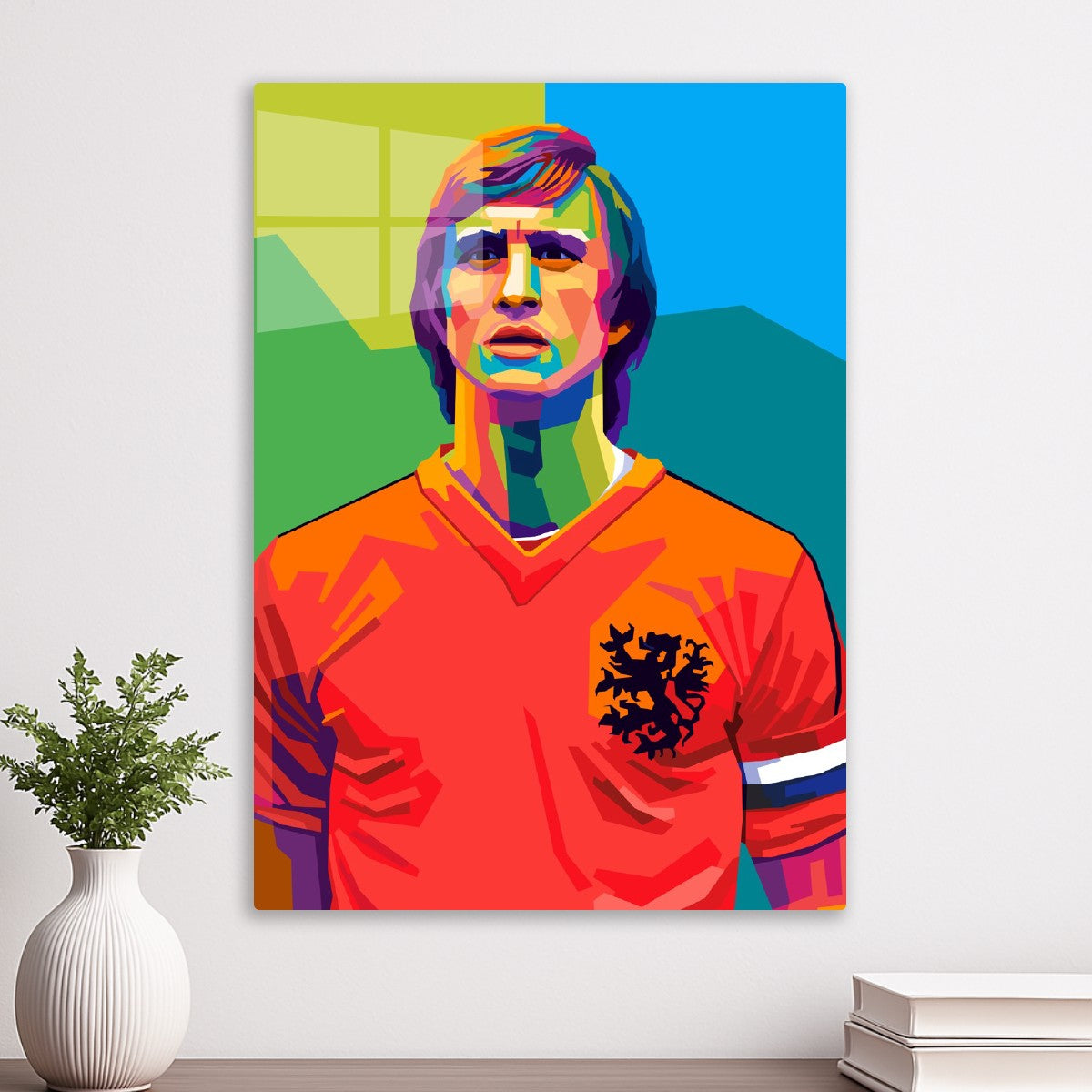 Johan Cruyff Football Wpap Art