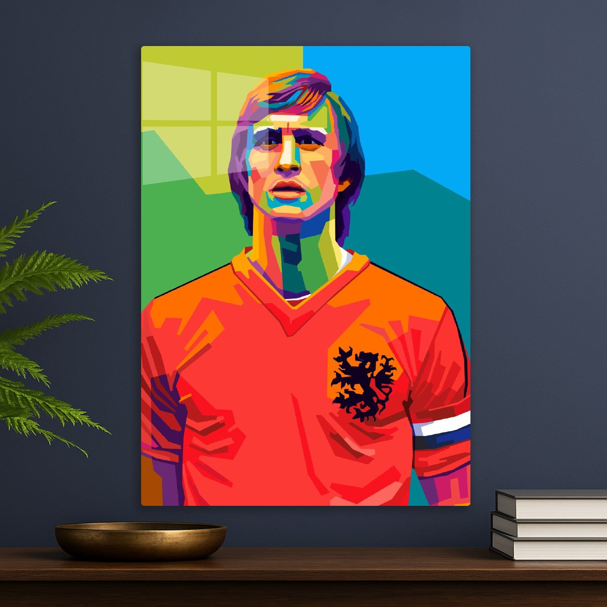 Johan Cruyff Football Wpap Art