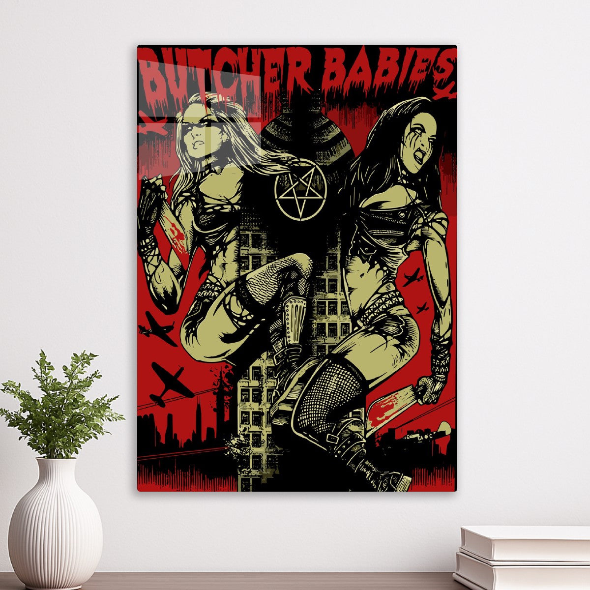 Butcher Babies Illustration