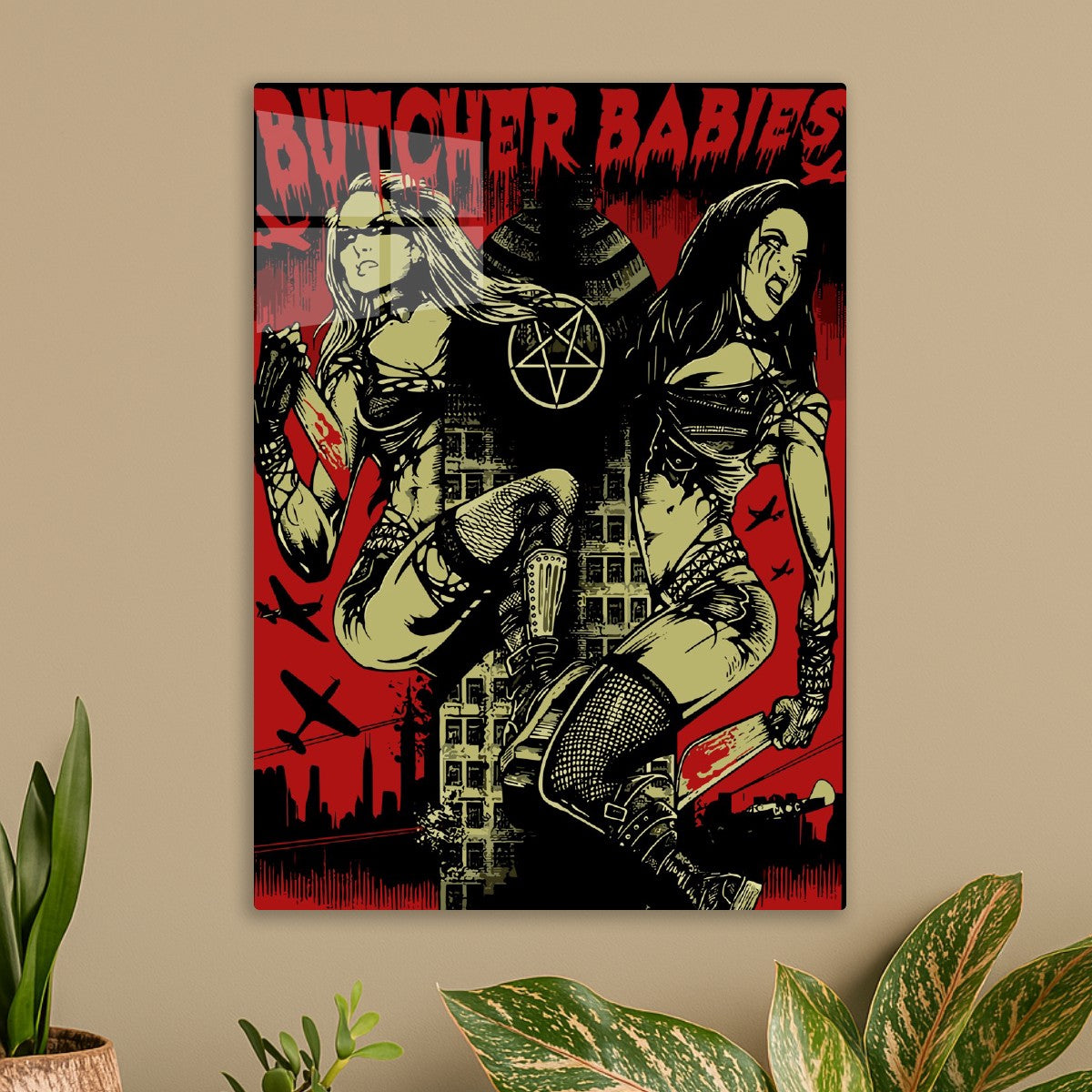 Butcher Babies Illustration