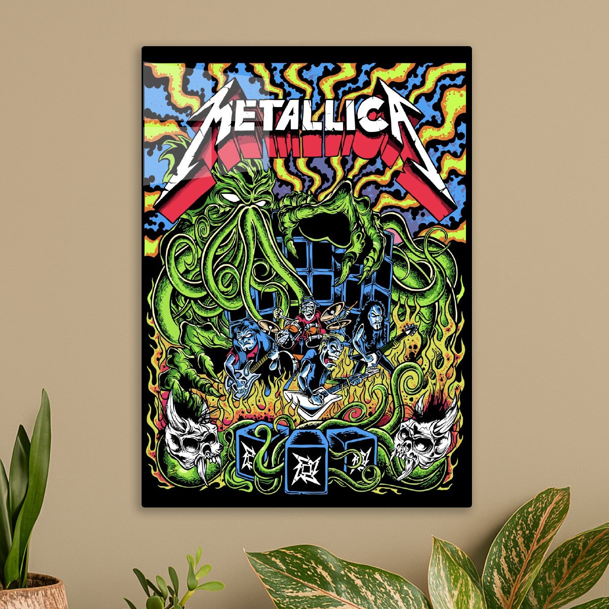Metallica Band Graphic Art