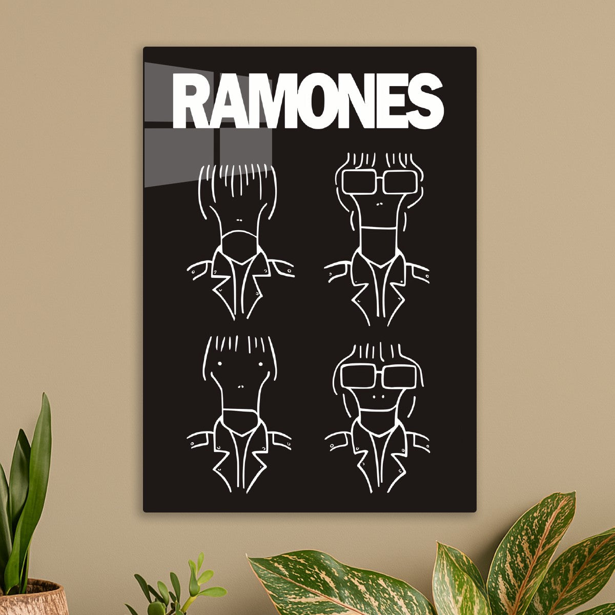 Ramones Band Minimalist Art